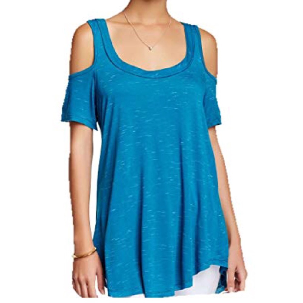 Harlowe & Graham Cut Off Short Sleeve Blouse f3